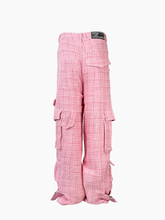 Pantaloni Ultracargo Tweed - Rosa | Qlhype