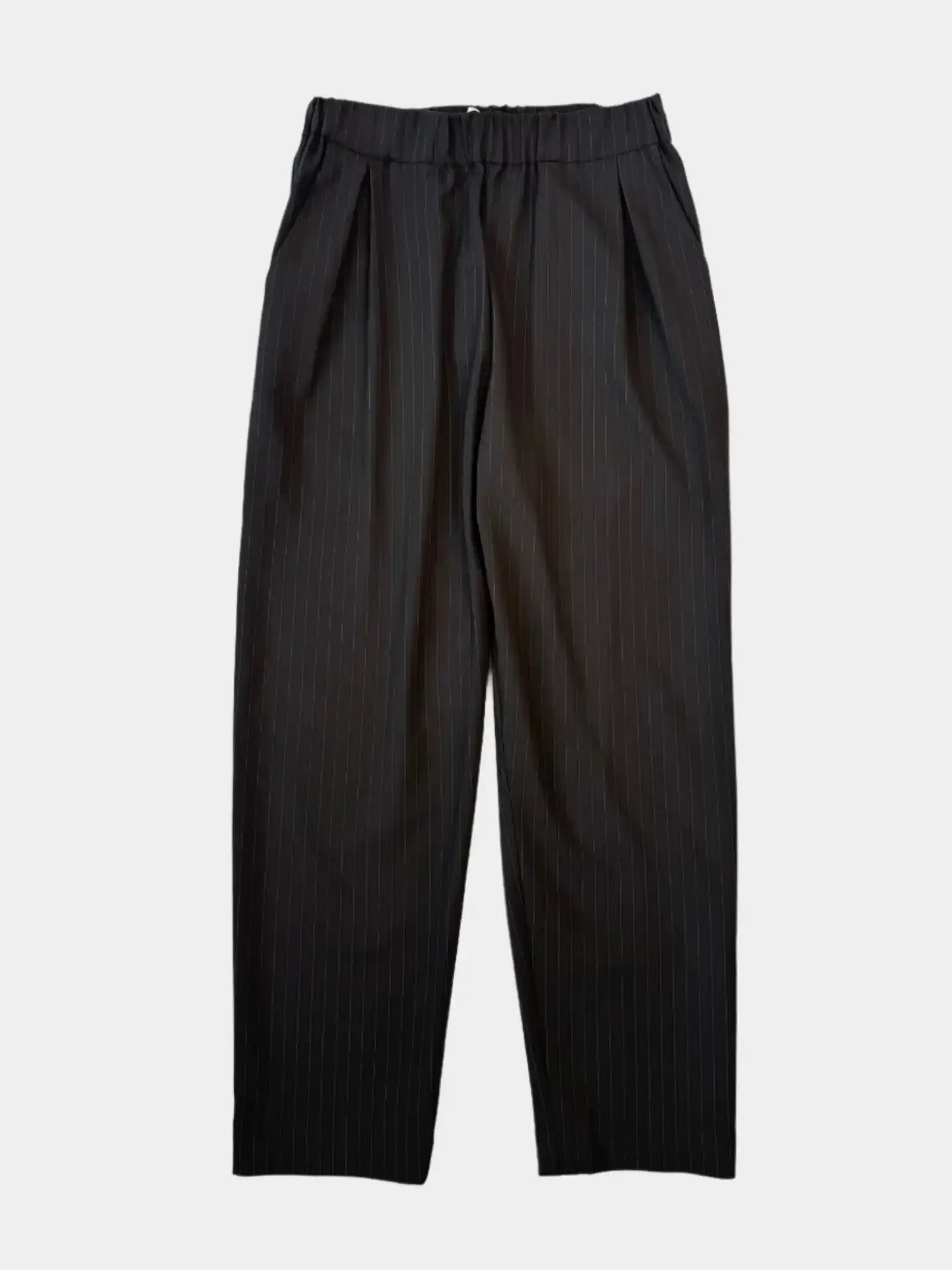pantaloni gessati lana vergine, pantaloni Laneus cioccolato, pantaloni uomo elasticizzati, pantaloni eleganti comodi, pantaloni lana Qlhype