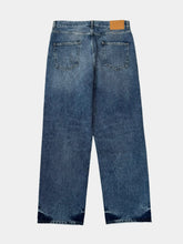 Straight leg blue denim trousers -  | dBlank