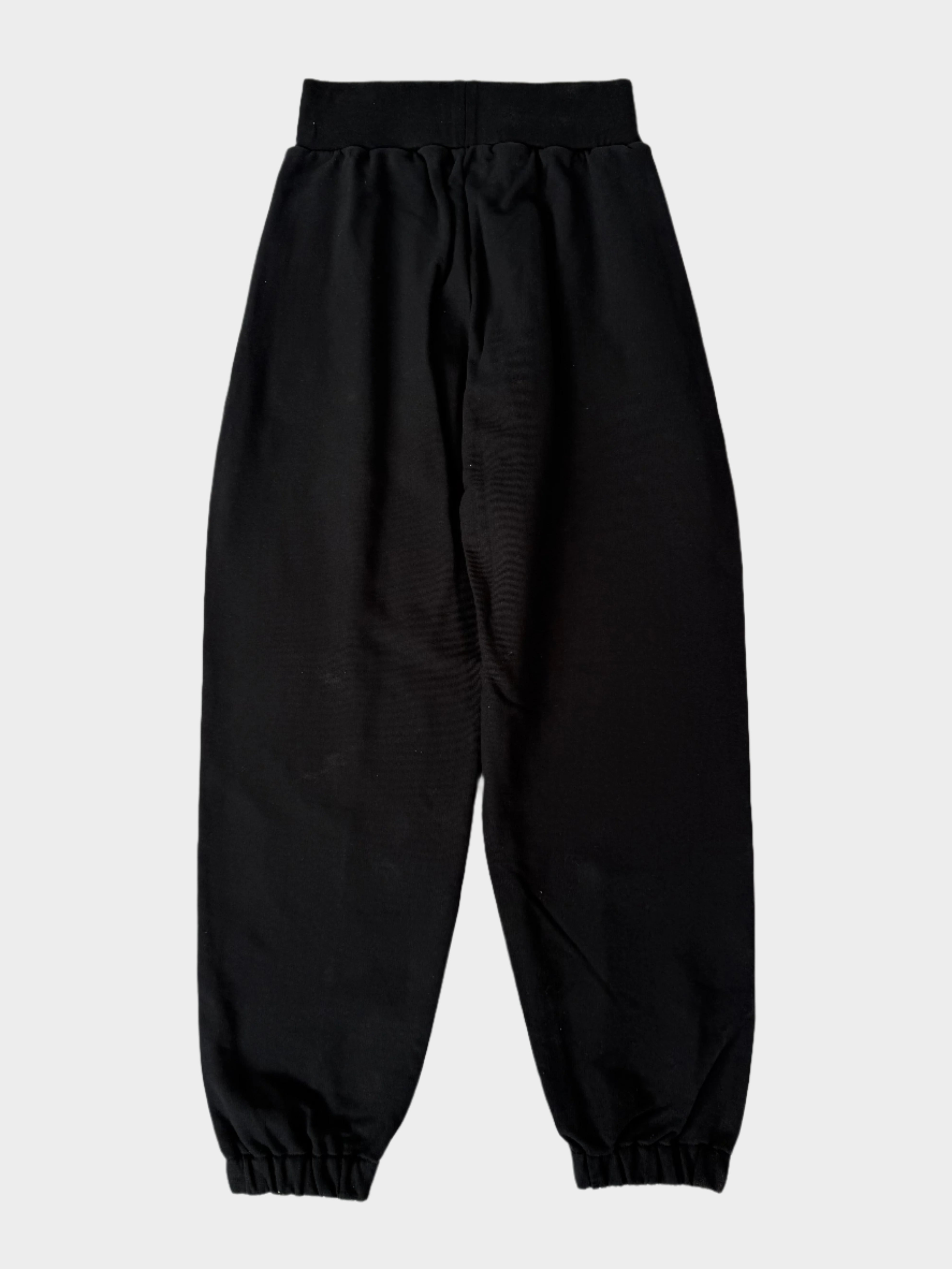 Pantaloni Neri In Felpa Con Stampa Muses Fluo