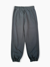 Iron-Colored Fleece Trousers with Double Stitching -  | dBlank