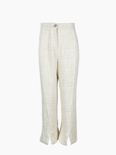 Pantaloni Tweed Bianco - Bianco | Qlhype