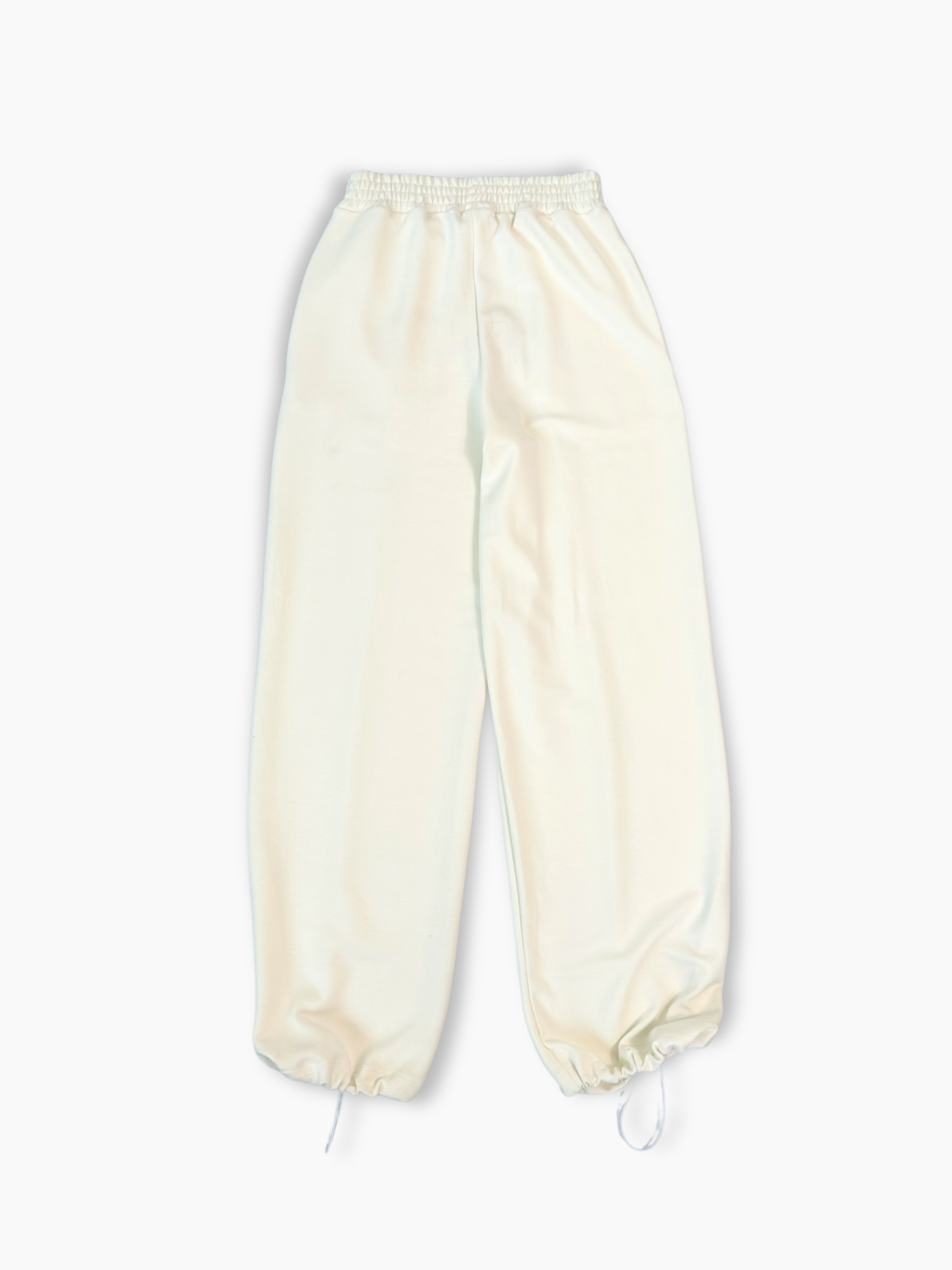 Pantaloni panna Hinnominate in tessuto satinato con coulisse regolabili al fondo