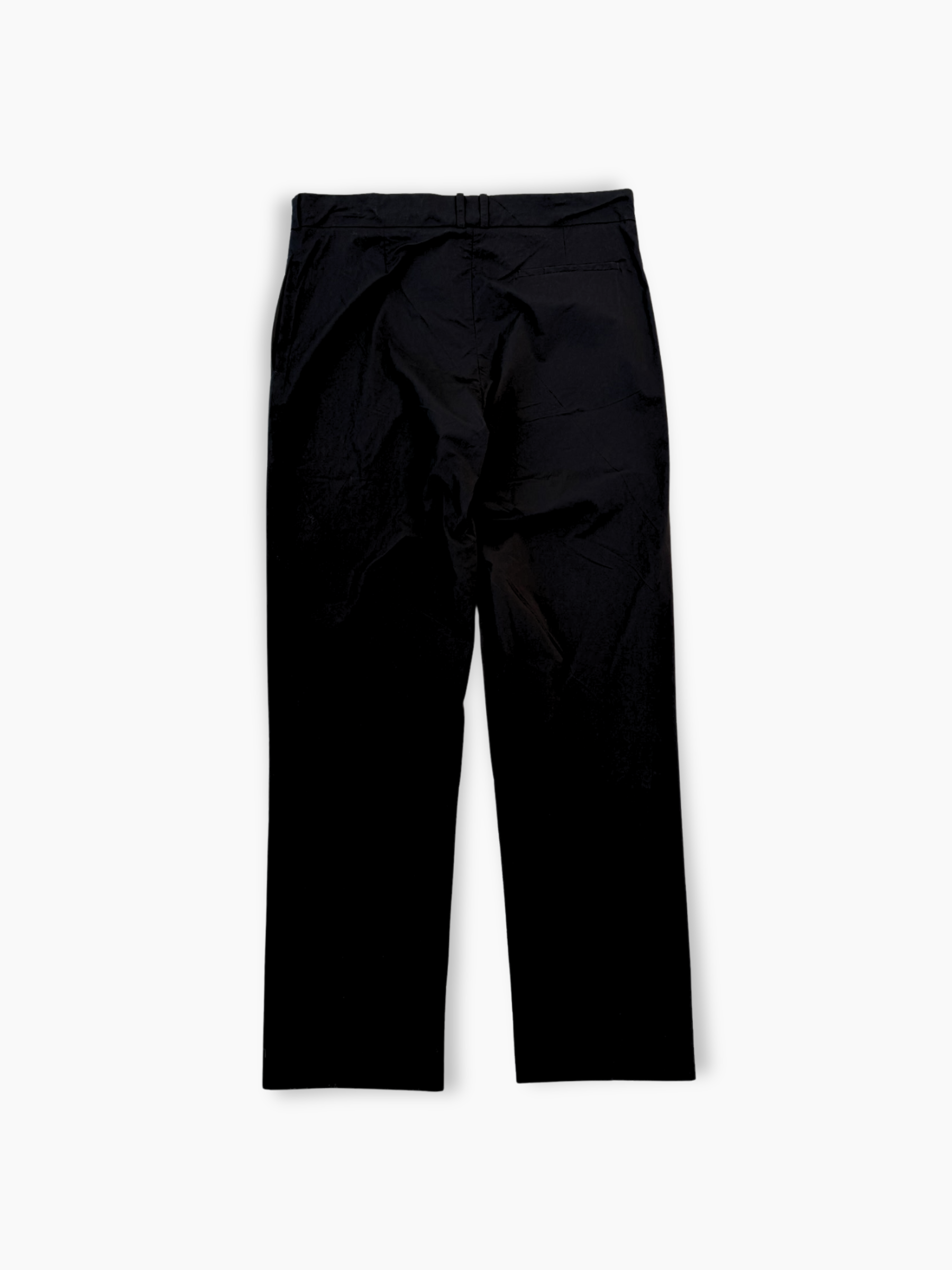 antaloni neri A-COLD-WALL* in nylon tecnico con logo in metallo