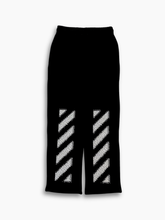 Pantaloni Neri Diagonal Arrow - Nero | dBlank