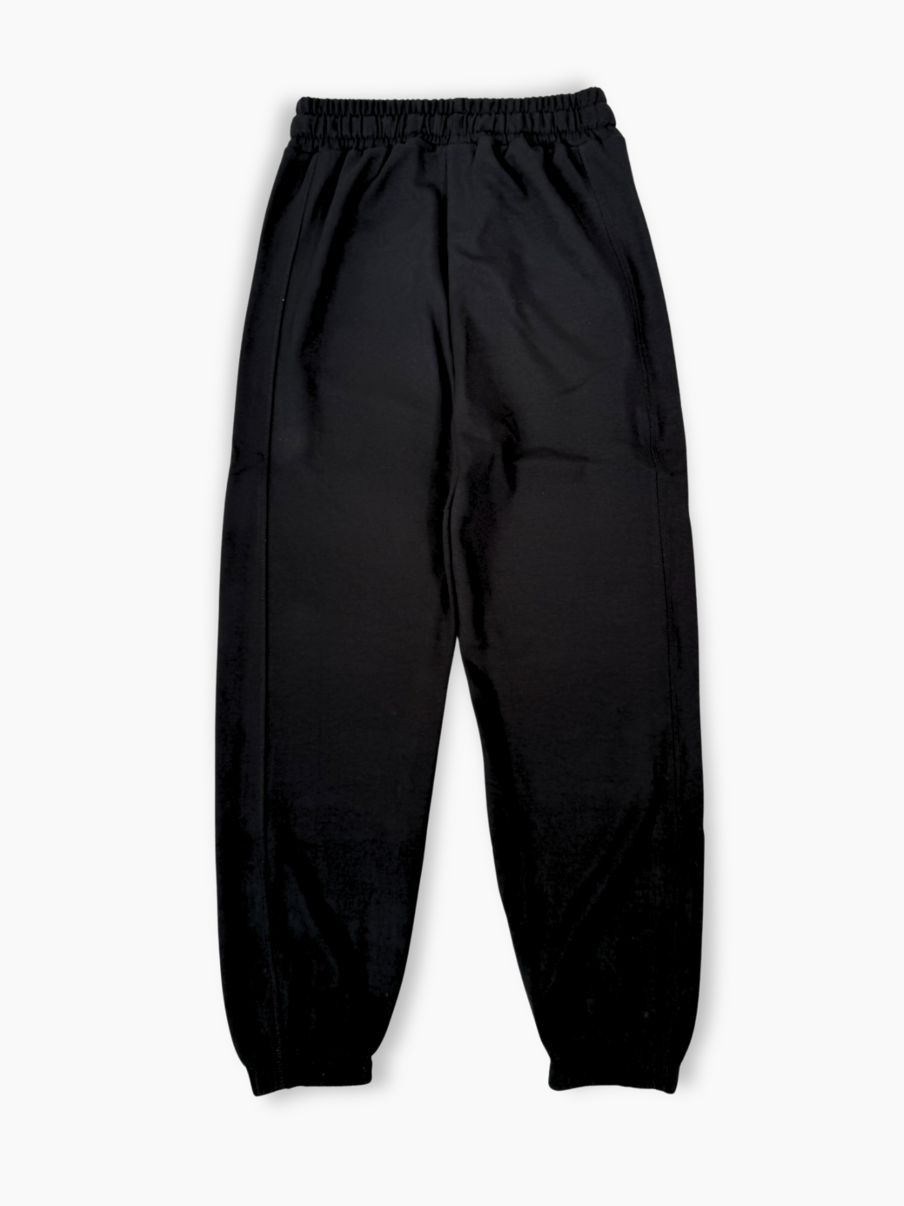 Pantaloni neri in modal Hinnominate con stampa flock tono su tono