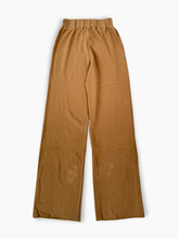 Hazelnut Straight Leg Pants with Raw Cut -  | dBlank