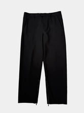Classic Black Pants With Zip On The Bottom -  | dBlank