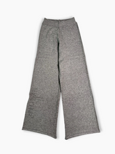 Pantaloni A Palazzo In Maglia Grigio - Grigio | dBlank