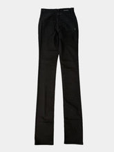 Slim Black Stretch Cotton Pants -  | dBlank