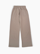 Dove Grey Fleece Pants with Straight Hem -  | dBlank