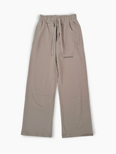 Dove Grey Fleece Pants with Straight Hem -  | dBlank