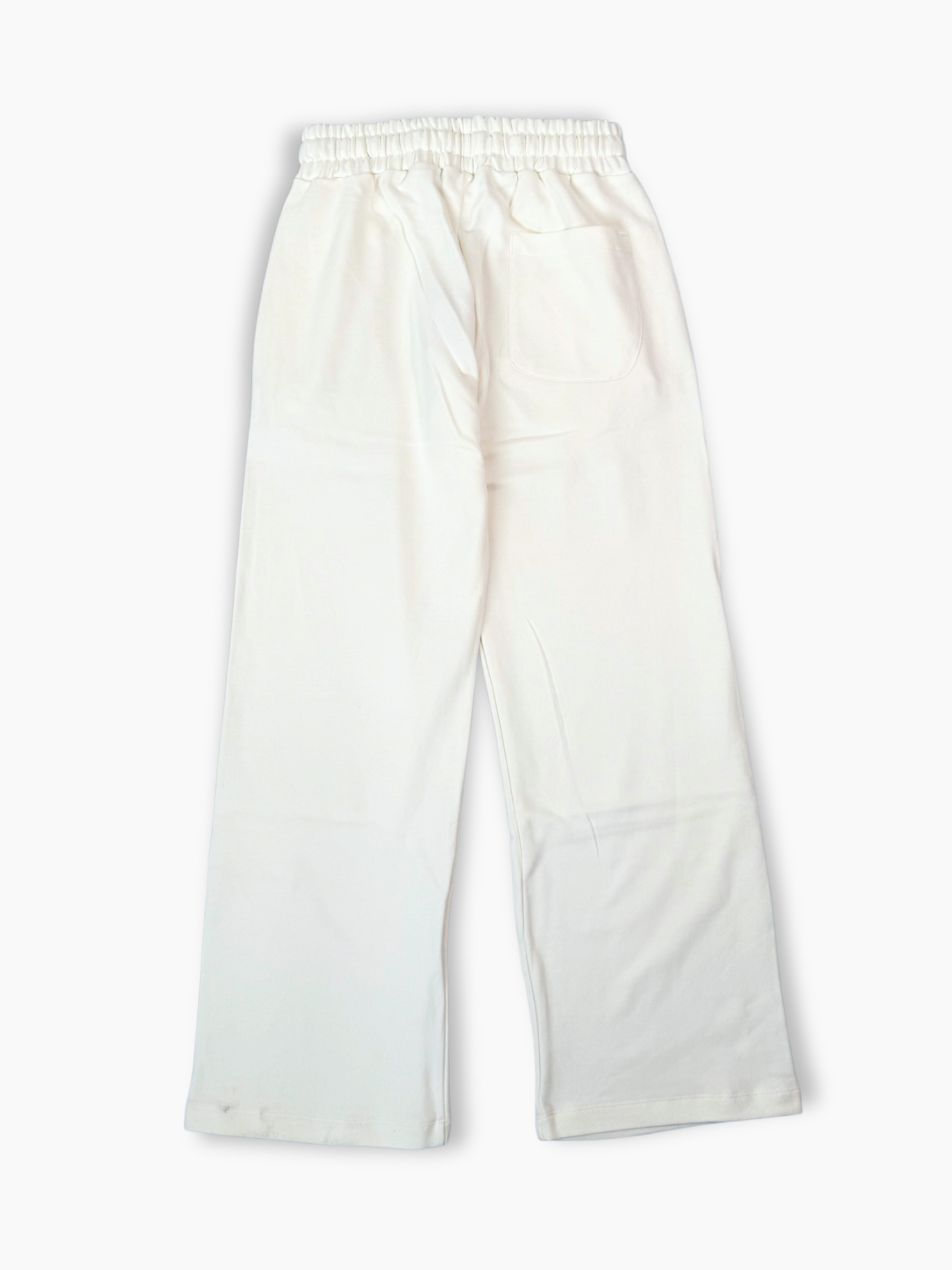 Pantaloni tuta bianco neri vista retro