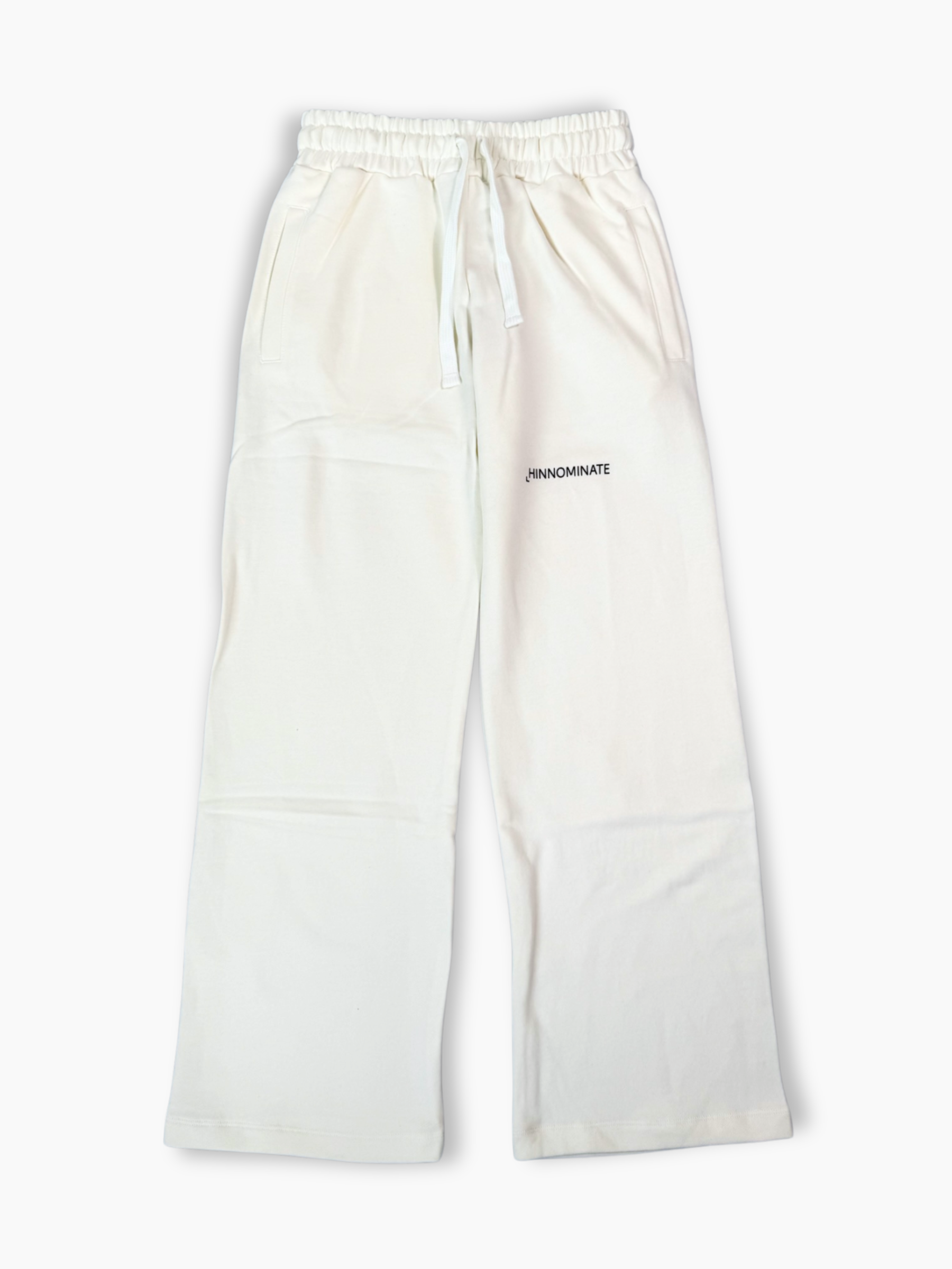 Pantaloni tuta bianco neri vista frontale