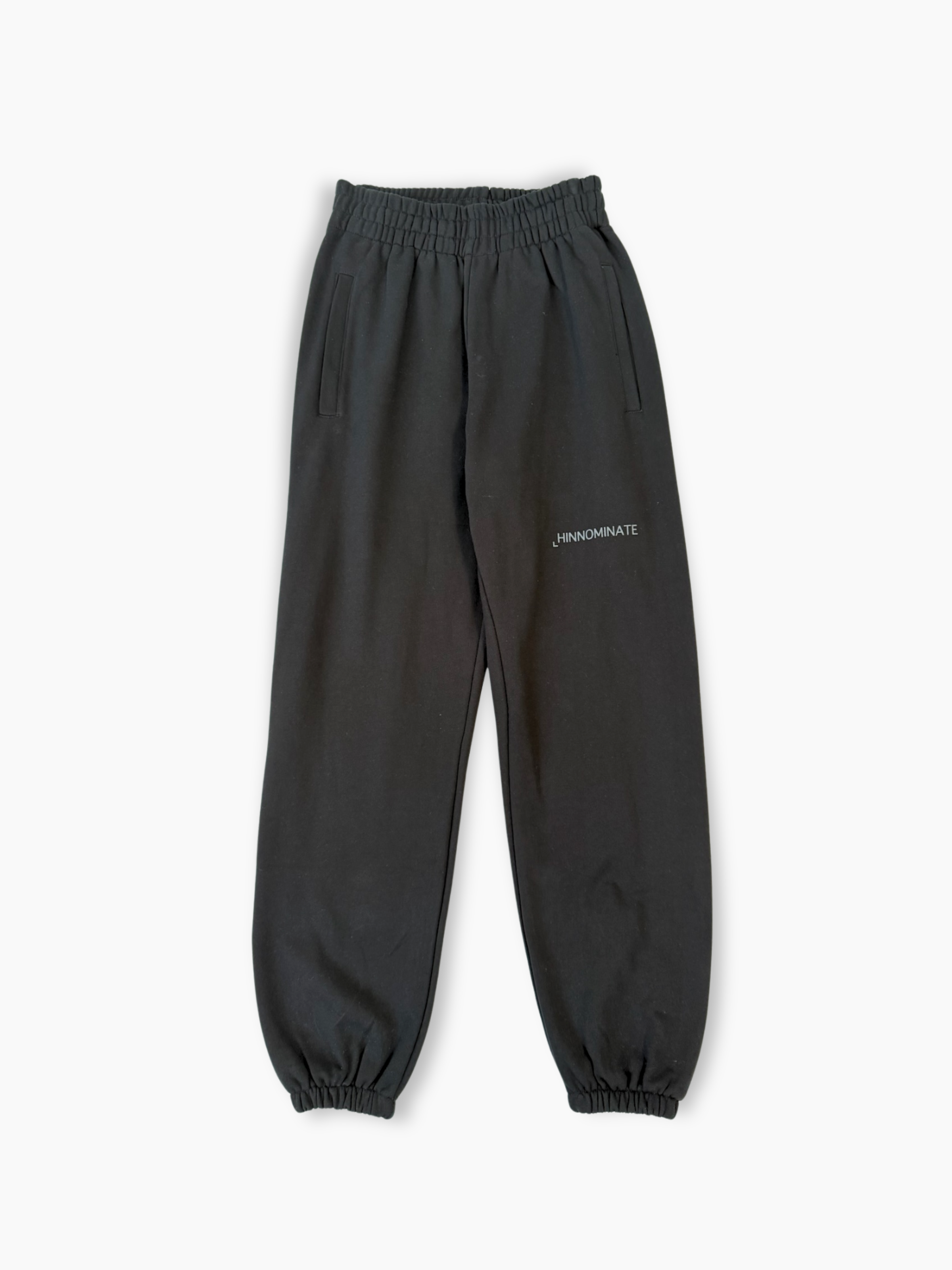 Pantaloni da tuta Hinnominate neri in cotone con logo stampato