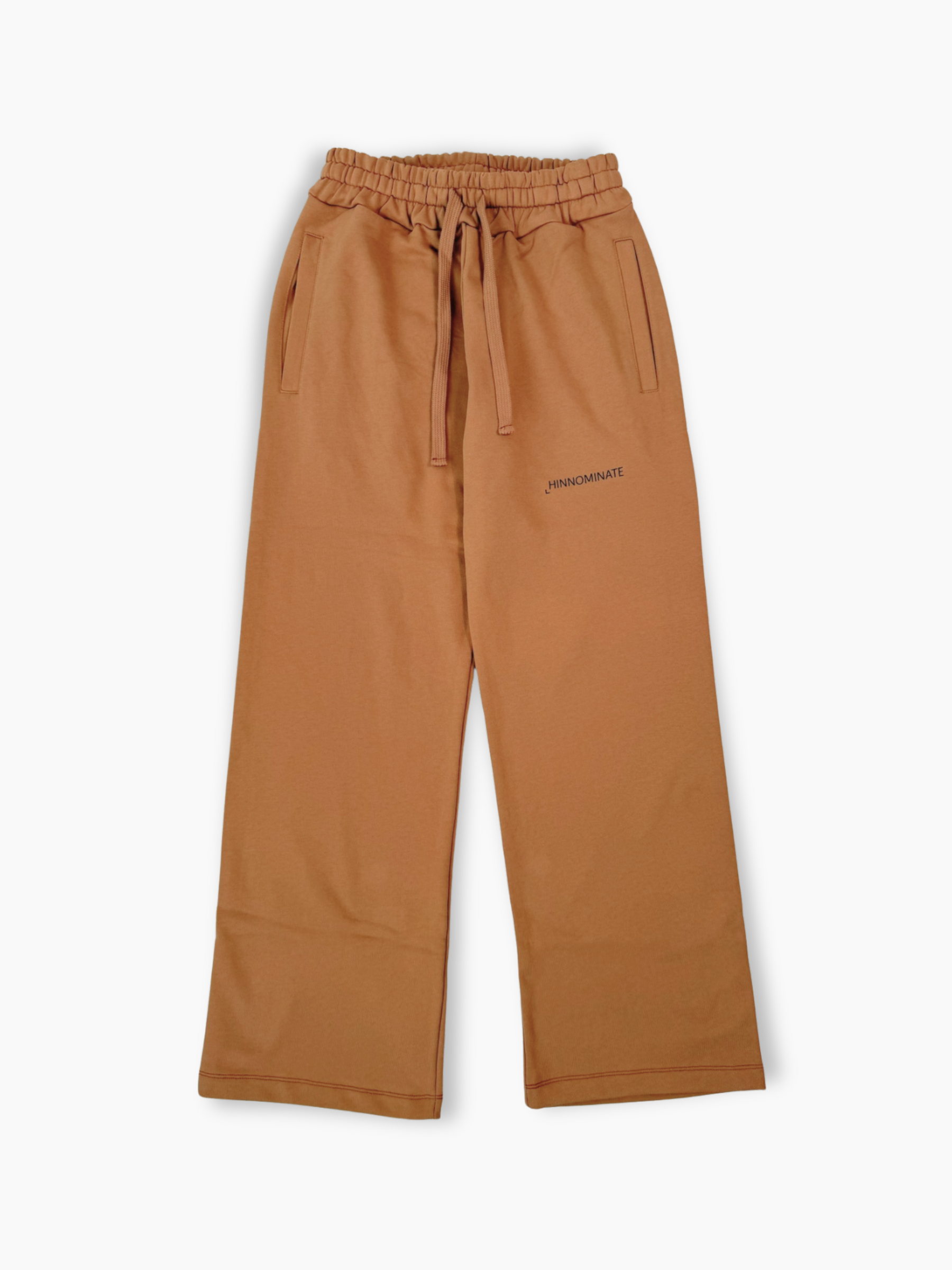 Pantaloni tuta teddy neri vista frontale