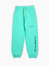 Mint Green Pants With Los Angeles Print -  | dBlank