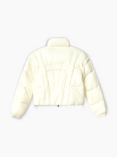 Short White Shiny Down Jacket -  | dBlank