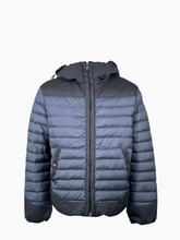 Giubbino Corto Blu Scuro Con Cappuccio - Blu | Qlhype