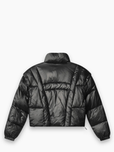 Short Shiny Black Down Jacket -  | dBlank