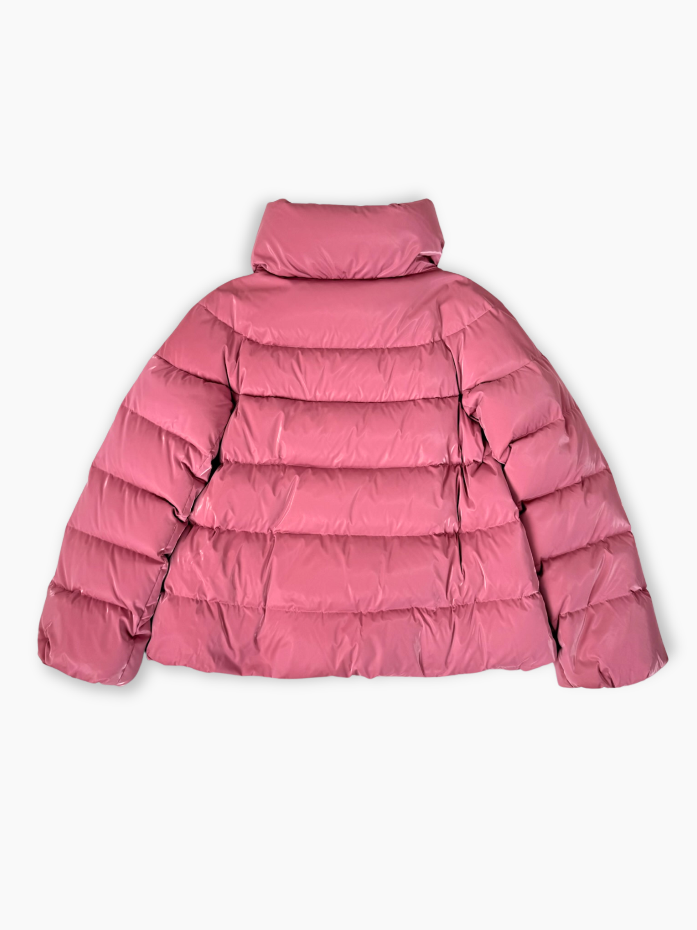 Piumino rosa cipria ADD imbottito vista posteriore