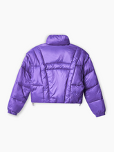 Piumino Viola Corto Lucido -  | dBlank