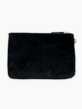 Black Eco Fur Clutch Bag -  | dBlank