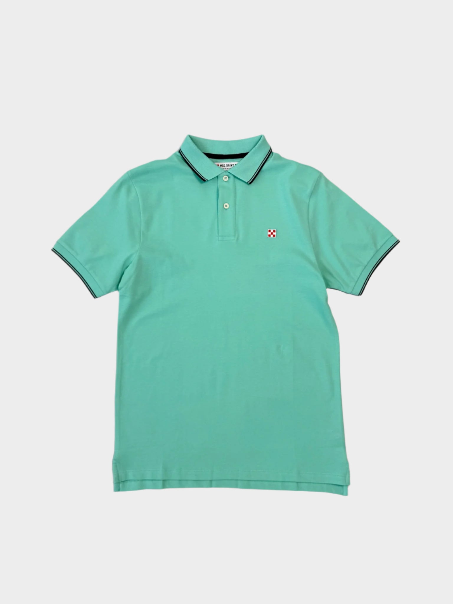 polo verde acqua uomo, polo MC2 Saint Barth, polo cotone piqué, polo Beverly Hills, polo estiva elegante