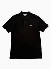 Black Cotton Piqué Polo -  | dBlank