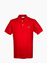 Red Cotton Piqué Polo -  | Qlhype