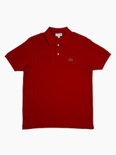 Red Cotton Piqué Polo -  | dBlank