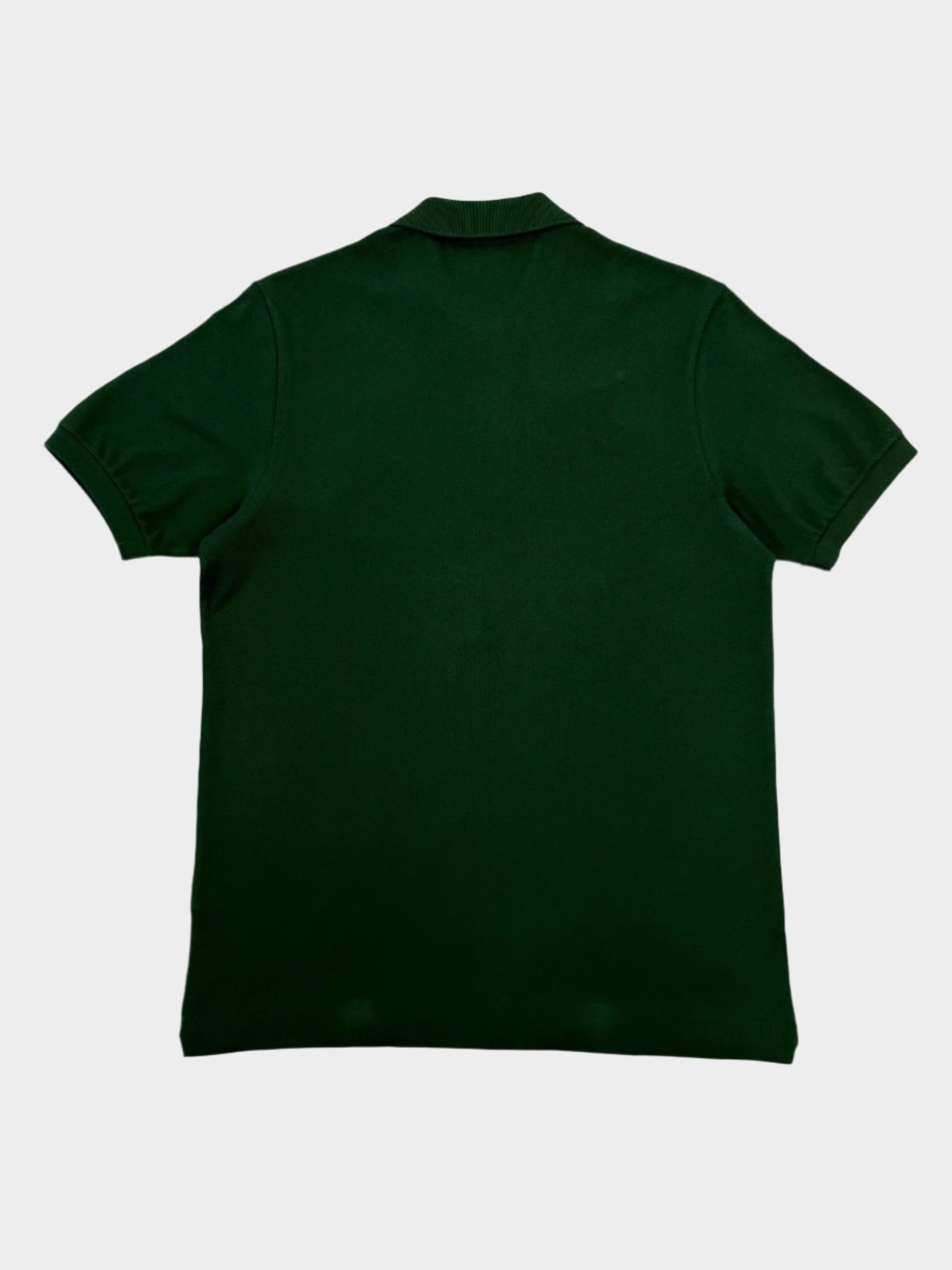 Green Cotton Piqué Polo With Logo