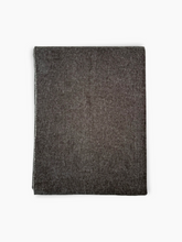 Grey Poncho With Fringes And Logo -  | dBlank