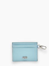 Portacarte Comma Leather Card Holder Light Blu - Blu | dBlank