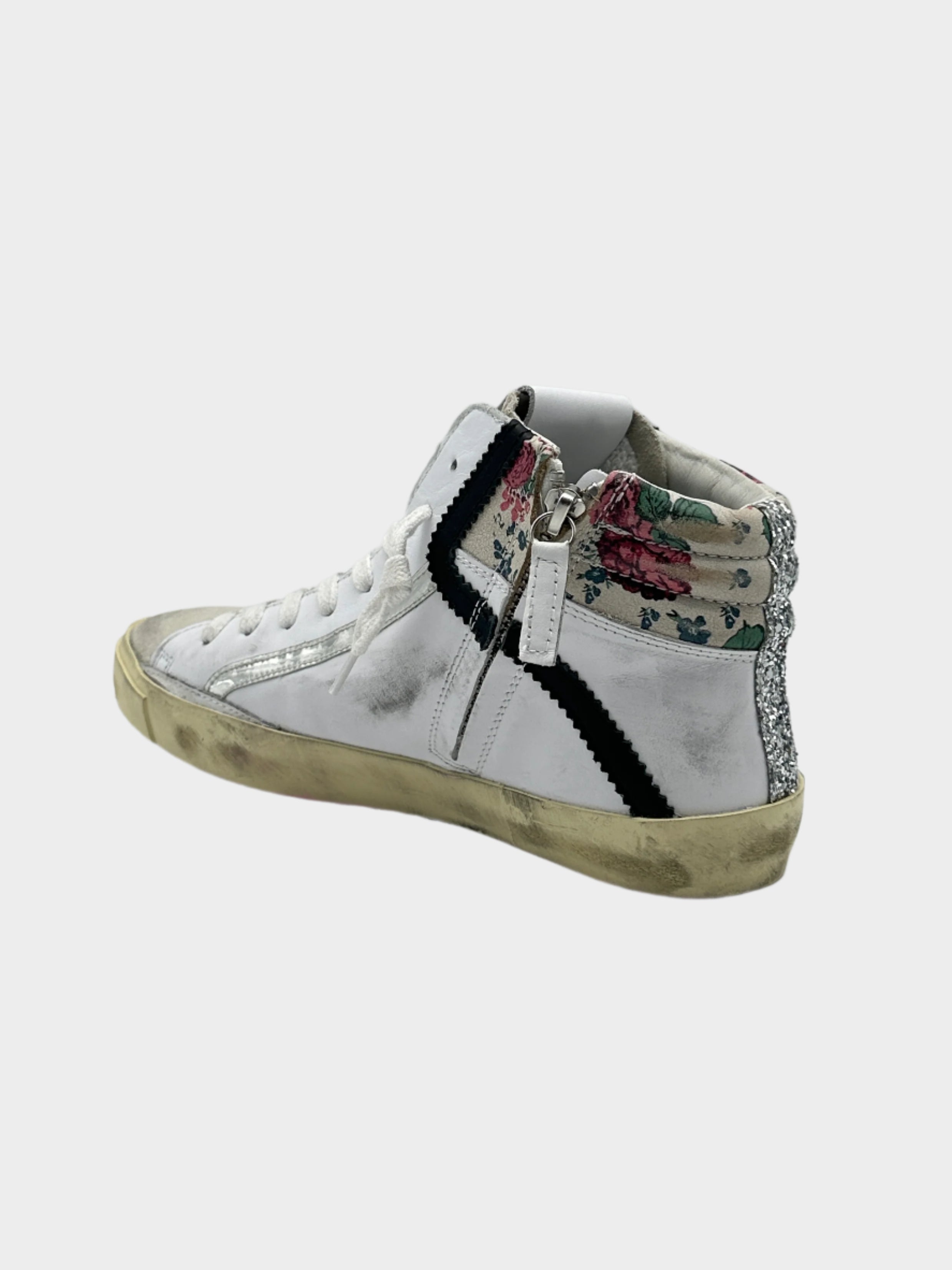 Prsx High Woman In Pelle Con Stampa Fiori
