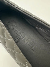 Quilted Leather Ballet Flats - Grey | dBlank