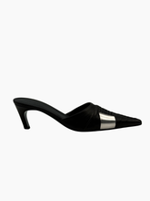 Sabot Neri In Pelle Con Dettaglio Metallico -  | dBlank