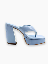 Sandali A Platform Azzurri In Vernice -  | dBlank