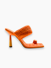 Sandali Arancioni In Raso - Arancione | dBlank