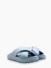 Sandali Azzurri Con Fascia Incrociata - Blu | Qlhype