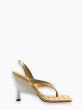 Sandali Beige Con Tacco Scultoreo - Beige | Qlhype