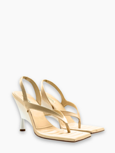 Sandali Beige Con Tacco Scultoreo - Beige | Qlhype