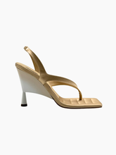 Sandali Beige Con Tacco Scultoreo -  | dBlank