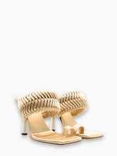 Sandali Beige In Pelle Trapuntata - Beige | Qlhype