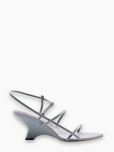 Sandali Con Zeppa Grigio Chiaro - Grigio | Qlhype