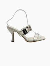 White Sandals With Maxi Buckle -  | dBlank
