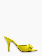 Sandali Gialli In Pelle Con Fiocco - Giallo | Qlhype