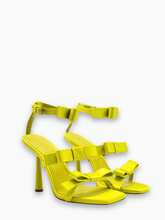 Sandali Giallo Lime Con Fiocchi - Giallo | Qlhype