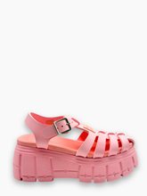 Sandalo Rosa Platform In Gomma Con Fasce -  | dBlank