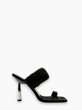 Sandali Neri In Raso - Nero | Qlhype